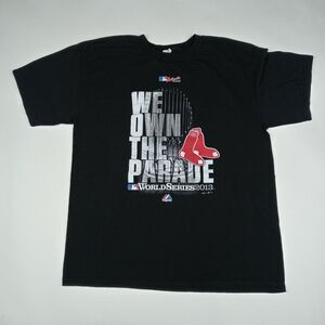 Boston Red Sox T-Shirt 2013 World Series Champions MLB Baseball Men's Size Large